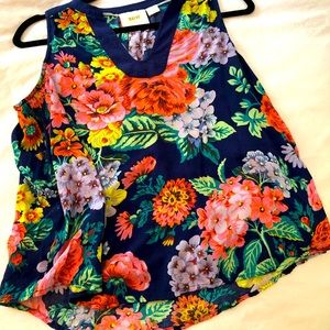 Maeve by Anthropologie floral print top